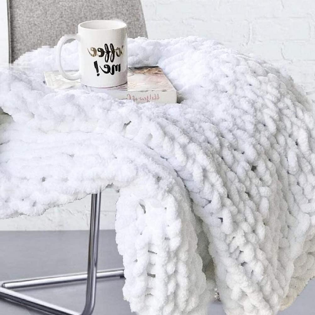 Amazon｜チャンキーニットブランケット超極太 チャンキー ブランケット